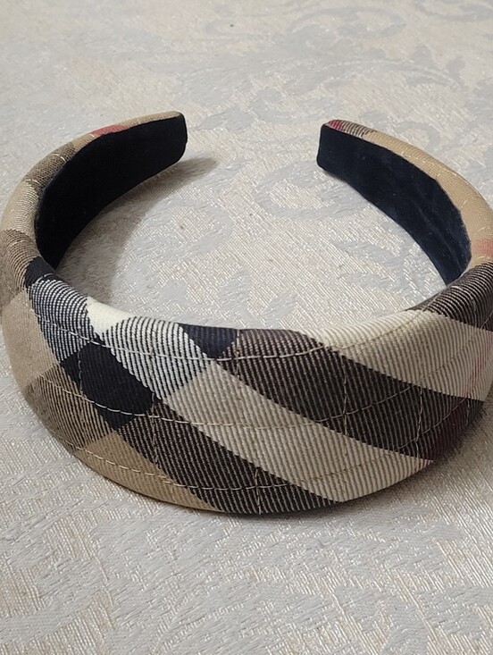 Burberry Accessories - BURBERRY QUILTED NOVA CHECK HEADBAND
